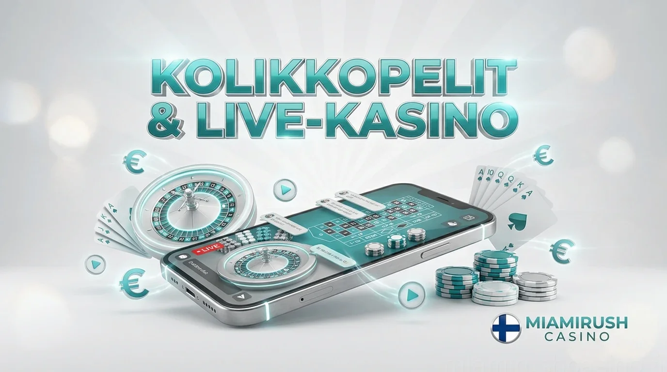 Kolikkopelit& Live-kasino
